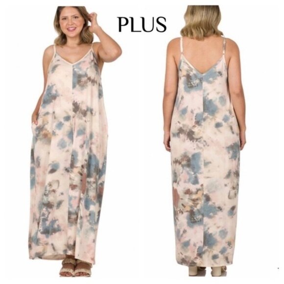 CAMI MAXI DRESS-PLUS SIZE-NEW. - Picture 1 of 5